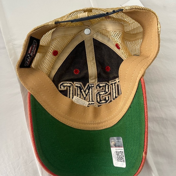 USMC Red and Tan Cap - Picture 3 of 3